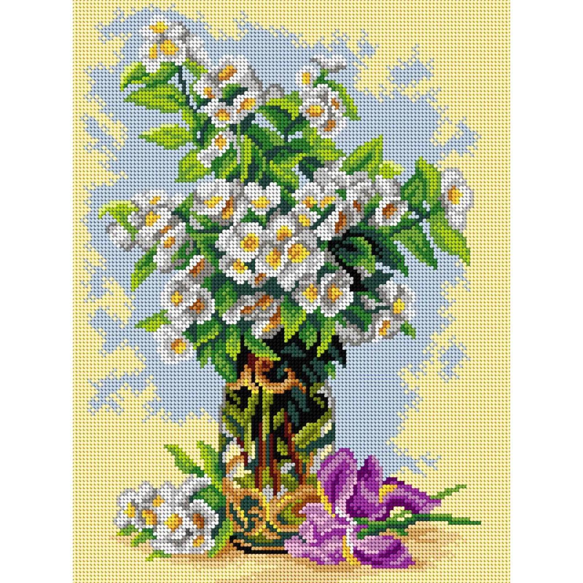 Orchidea Summer Flowers Gobelin Canvas Kit
